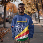 Custom Seychelles Beach Soccer 2025 Sweatshirt Go Champions Sesel