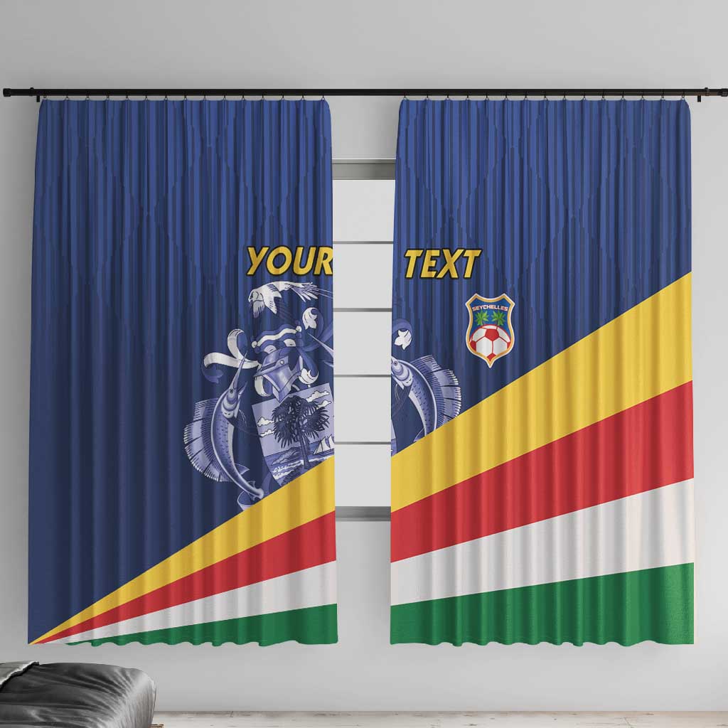Custom Seychelles Beach Soccer 2025 Window Curtain Go Champions Sesel