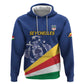 Custom Seychelles Beach Soccer 2025 Zip Hoodie Go Champions Sesel