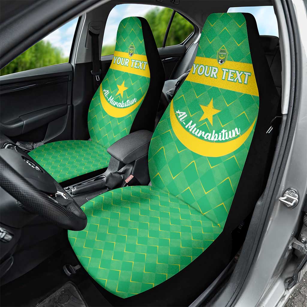 Custom Mauritania Beach Soccer 2025 Car Seat Cover Allez Al-Murabitun