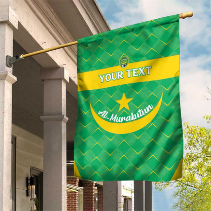 Custom Mauritania Beach Soccer 2025 Garden Flag Allez Al-Murabitun