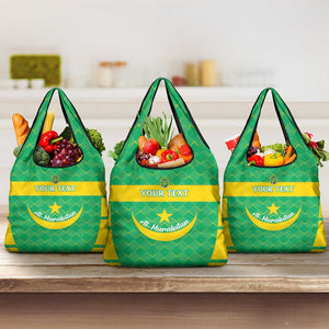 Custom Mauritania Beach Soccer 2025 Grocery Bag Allez Al-Murabitun