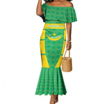 Custom Mauritania Beach Soccer 2025 Mermaid Dress Allez Al-Murabitun