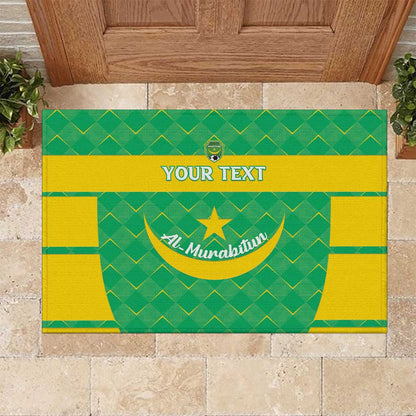 Custom Mauritania Beach Soccer 2025 Rubber Doormat Allez Al-Murabitun
