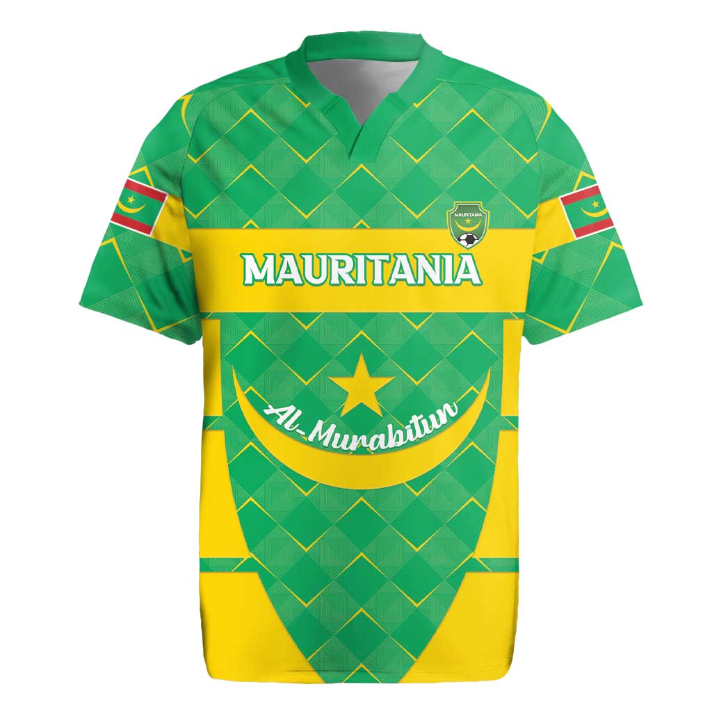 Custom Mauritania Beach Soccer 2025 Rugby Jersey Allez Al-Murabitun