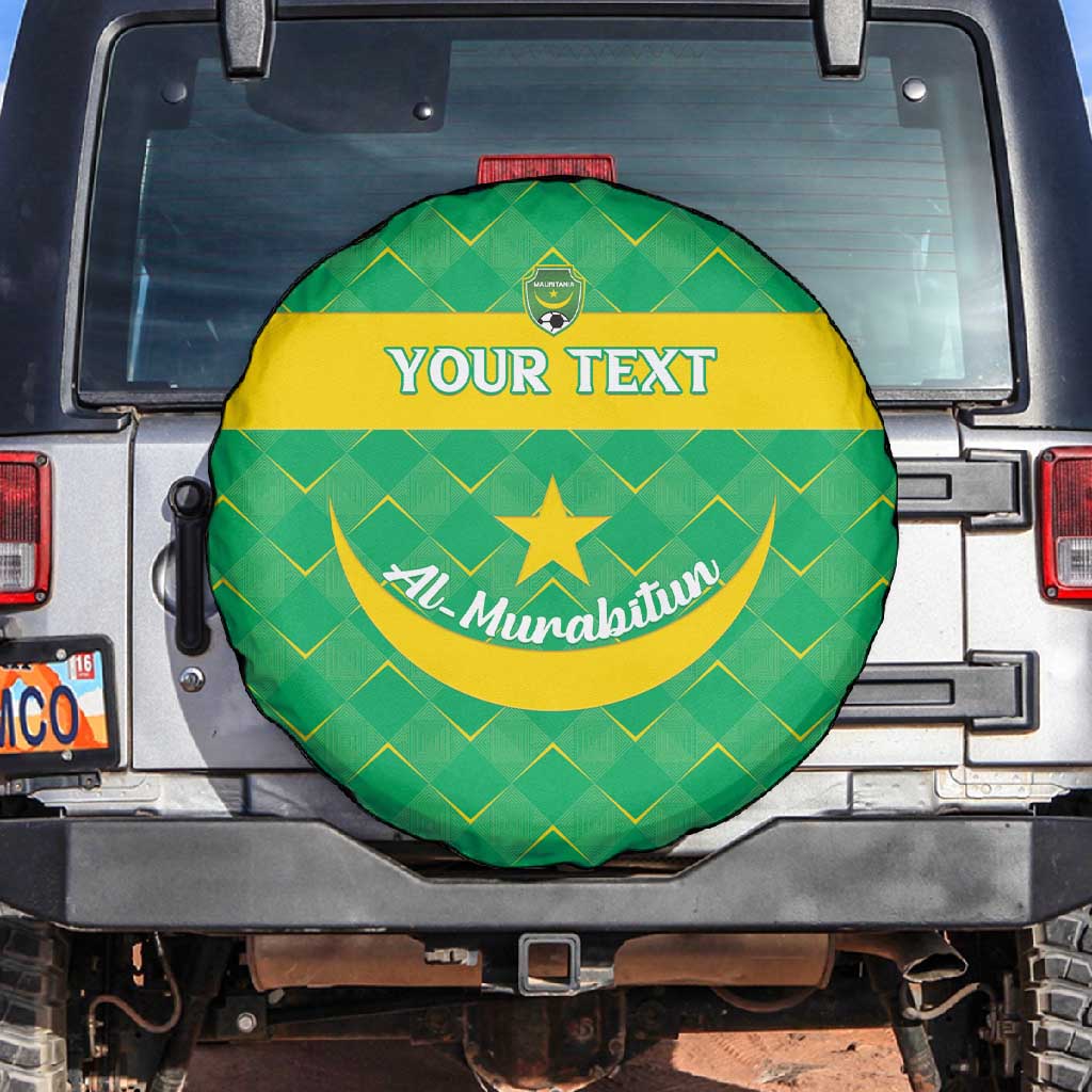 Custom Mauritania Beach Soccer 2025 Spare Tire Cover Allez Al-Murabitun