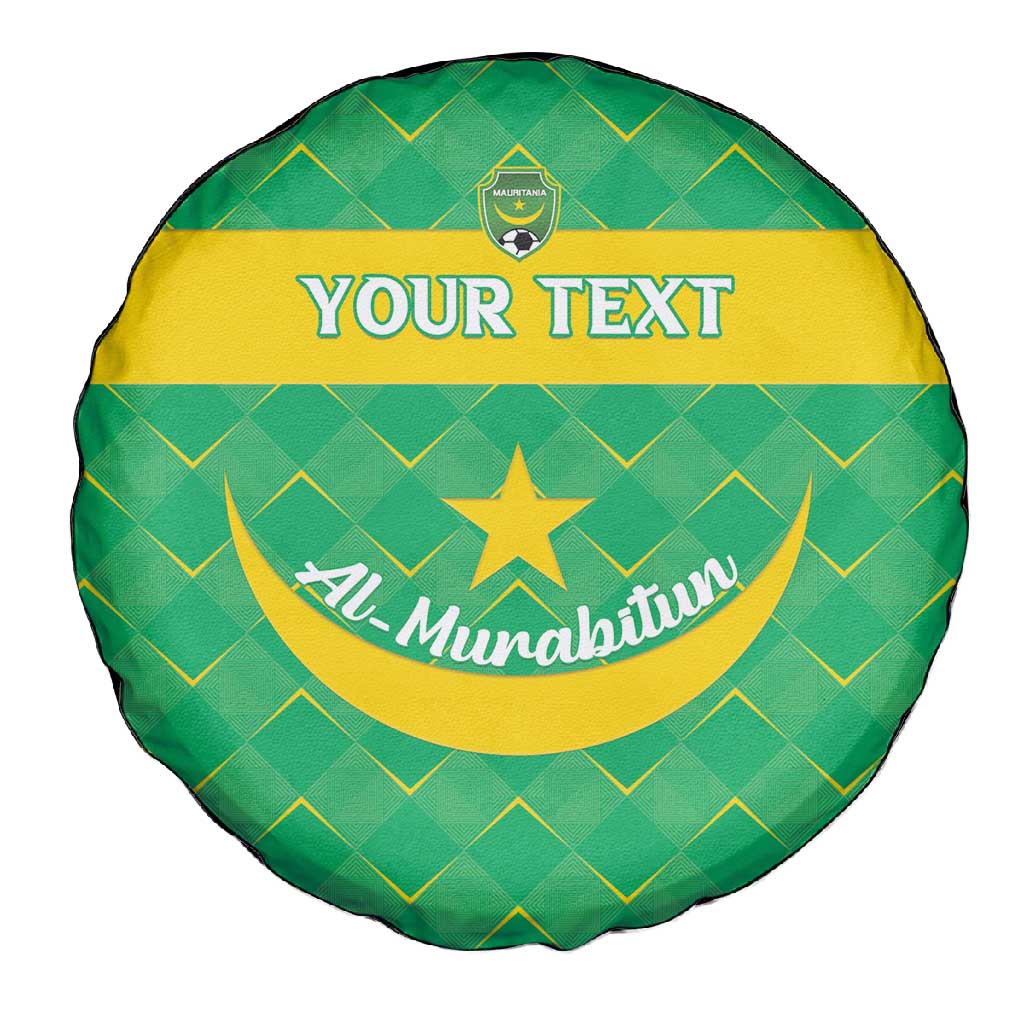 Custom Mauritania Beach Soccer 2025 Spare Tire Cover Allez Al-Murabitun