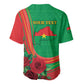 Personalised Burkina Faso Independence Day Baseball Jersey Coat Of Arms African Pattern