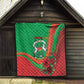 Burkina Faso Independence Day Quilt Coat Of Arms African Pattern