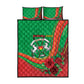 Burkina Faso Independence Day Quilt Bed Set Coat Of Arms African Pattern