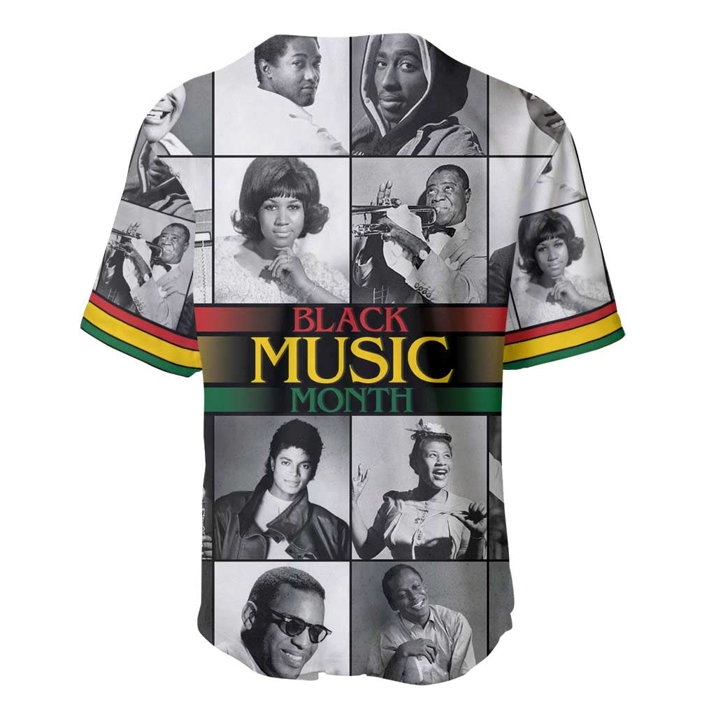 Black Music Month Legends Tribute Baseball Jersey