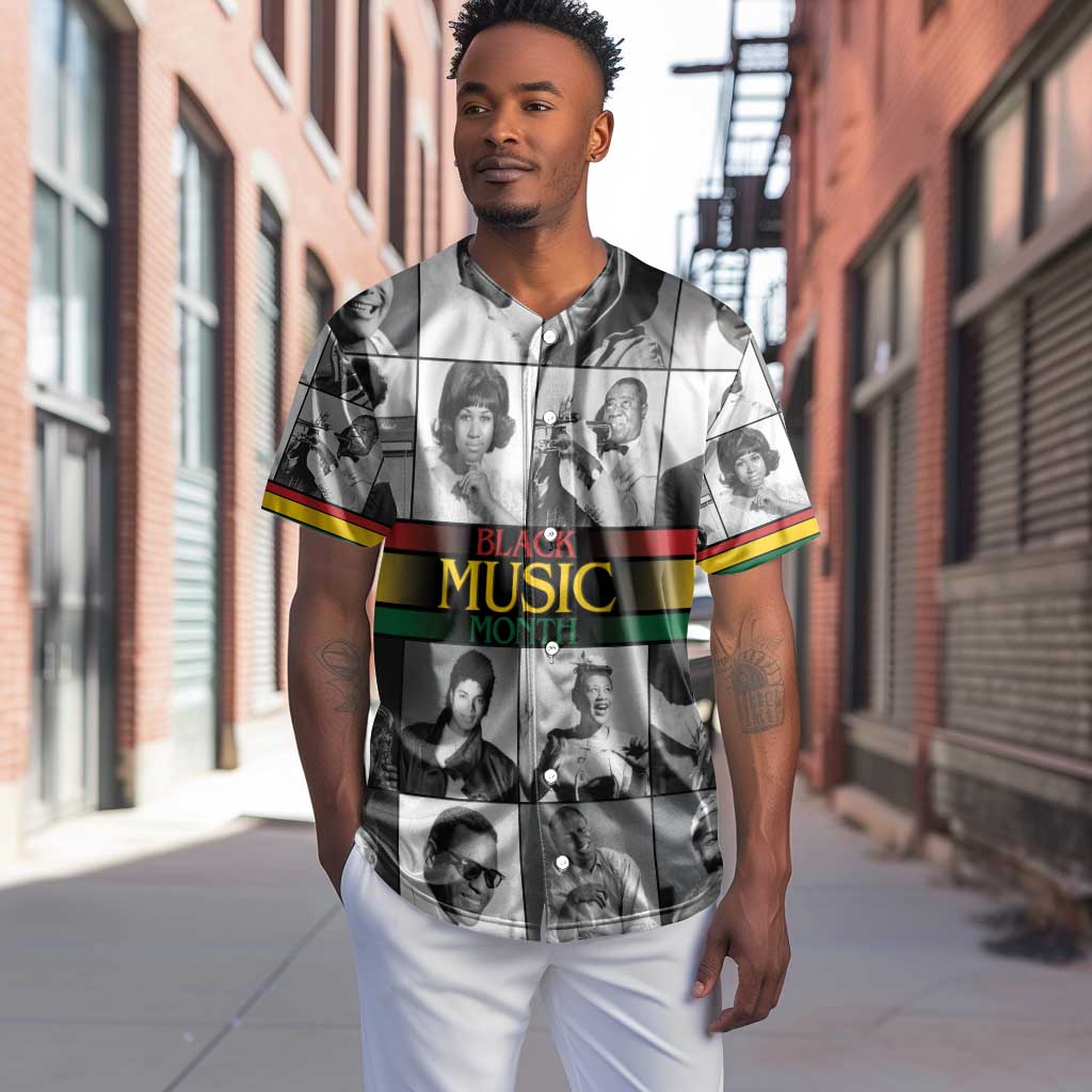 Black Music Month Legends Tribute Baseball Jersey