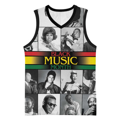 Black Music Month Legends Tribute Basketball Jersey LT15