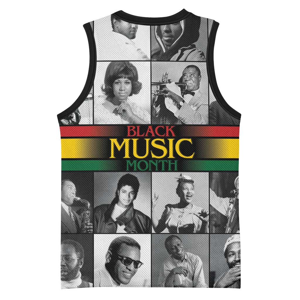 Black Music Month Legends Tribute Basketball Jersey LT15