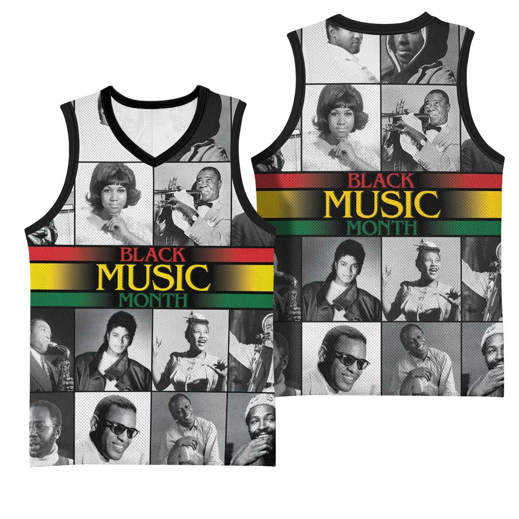 Black Music Month Legends Tribute Basketball Jersey LT15