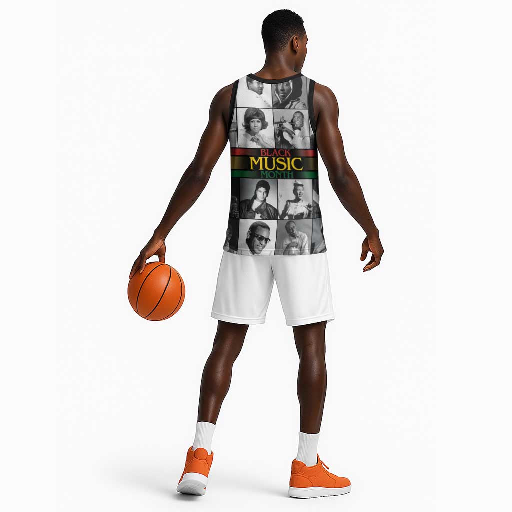Black Music Month Legends Tribute Basketball Jersey LT15