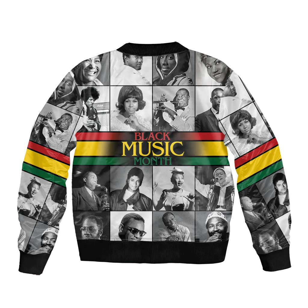 Black Music Month Legends Tribute Bomber Jacket