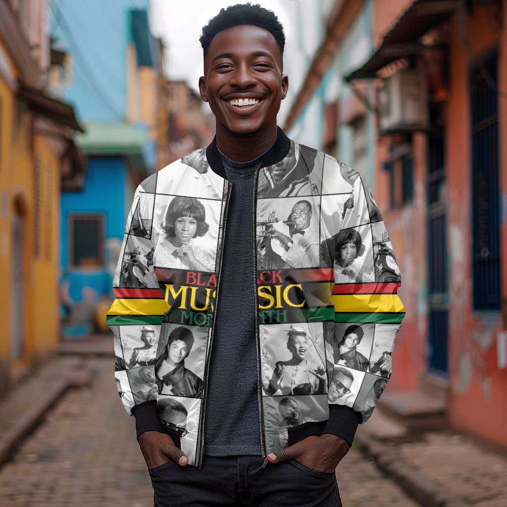 Black Music Month Legends Tribute Bomber Jacket