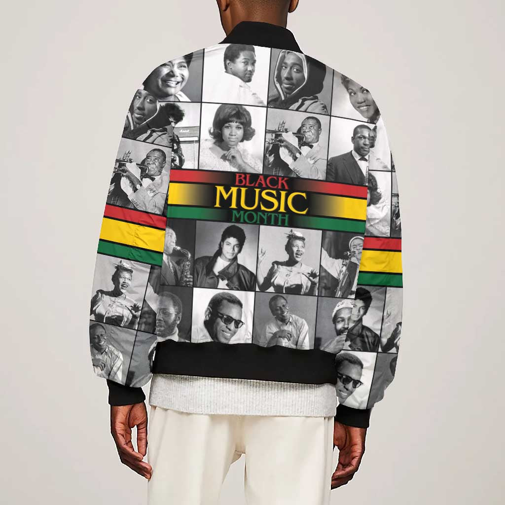 Black Music Month Legends Tribute Bomber Jacket