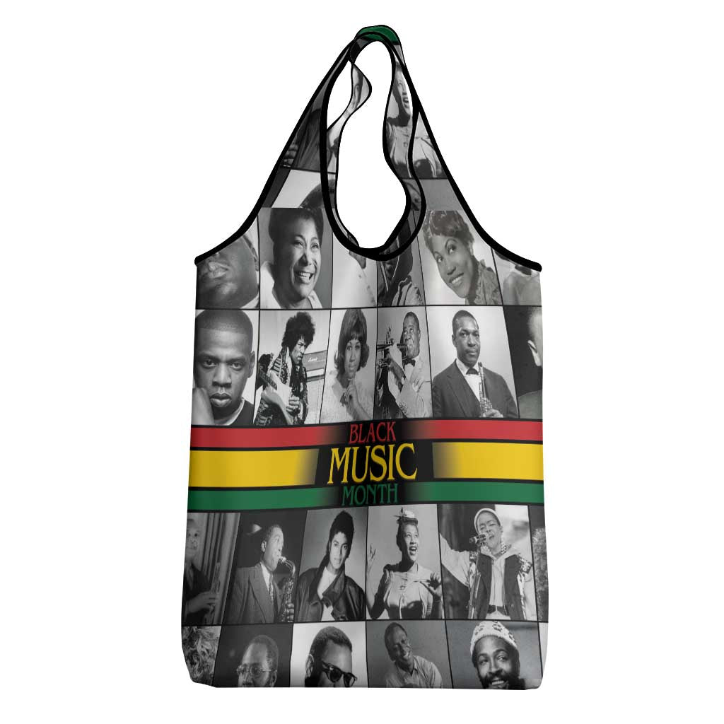 Black Music Month Legends Tribute Grocery Bag