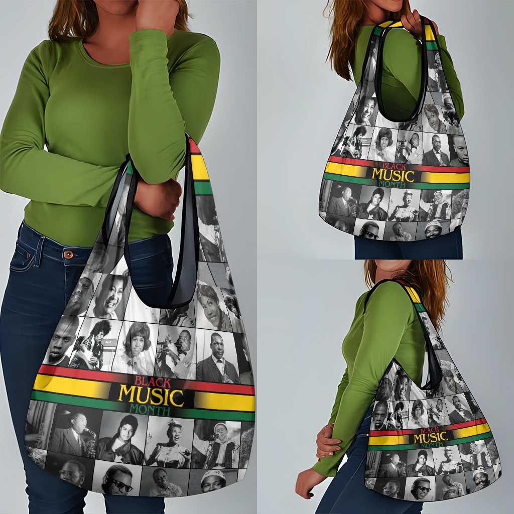 Black Music Month Legends Tribute Grocery Bag