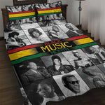 Black Music Month Legends Tribute Quilt Bed Set