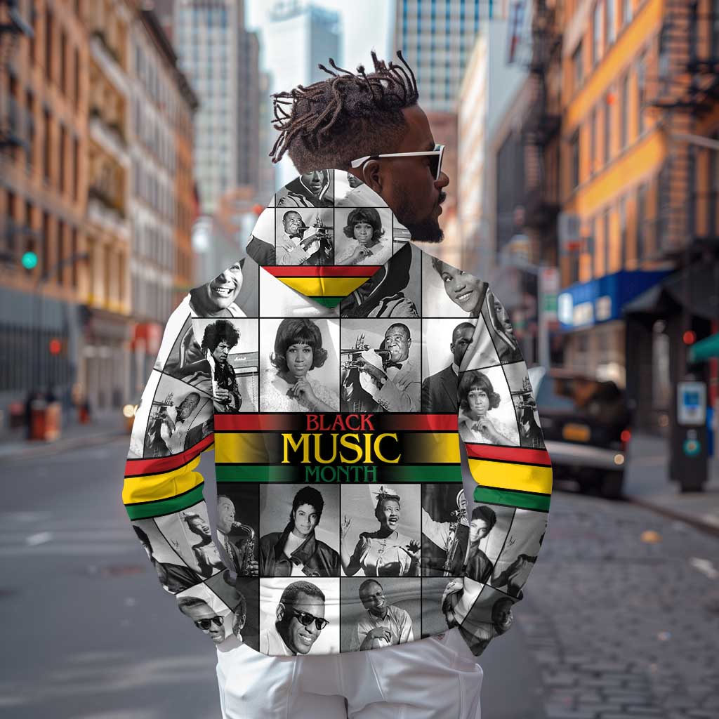 Black Music Month Legends Tribute Zip Hoodie