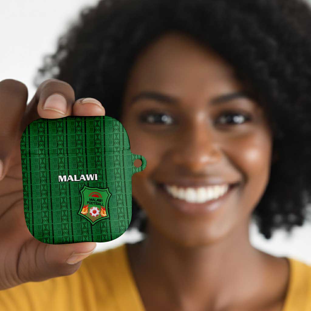 Malawi Football AirPods Case Come On Flames - Green