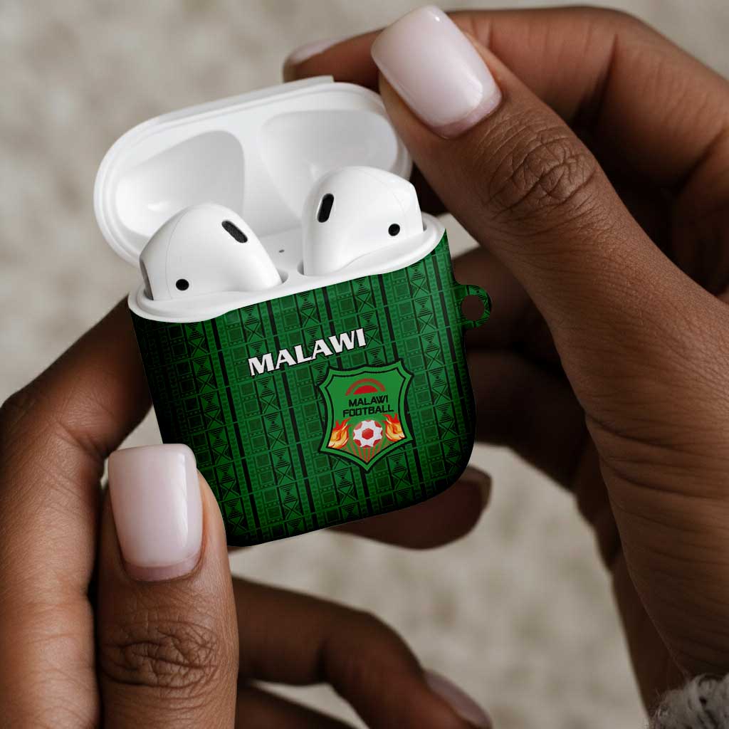 Malawi Football AirPods Case Come On Flames - Green
