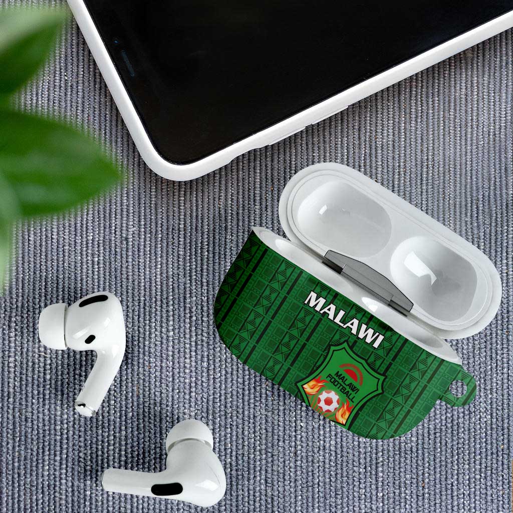 Malawi Football AirPods Case Come On Flames - Green
