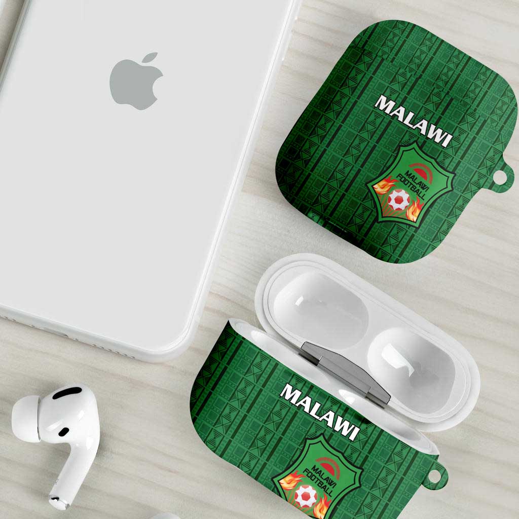 Malawi Football AirPods Case Come On Flames - Green