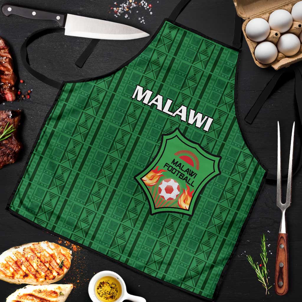 Malawi Football Apron Come On Flames - Green