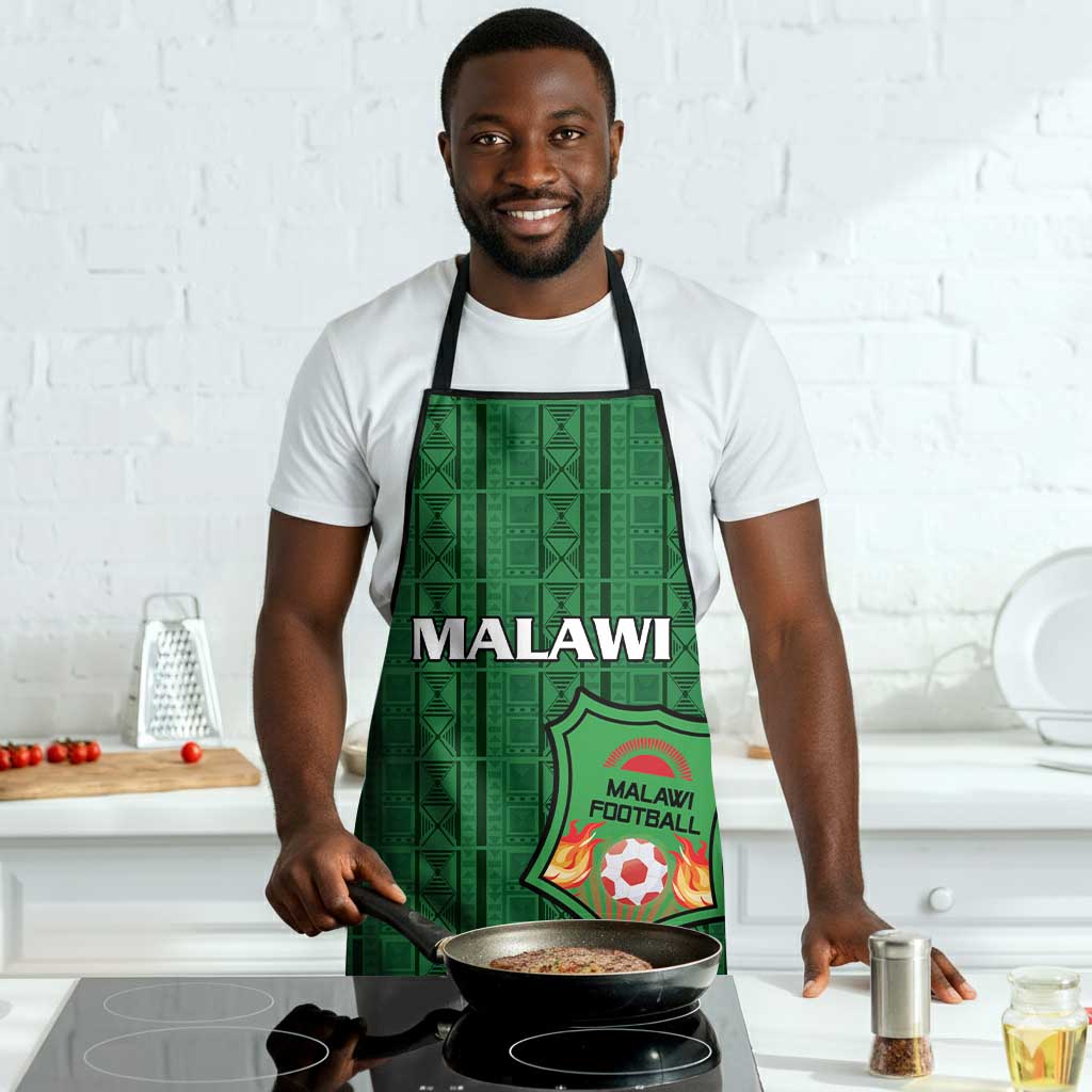 Malawi Football Apron Come On Flames - Green