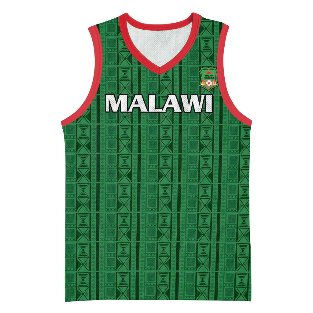 Custom Malawi Football Basketball Jersey Go Champions - Green LT15