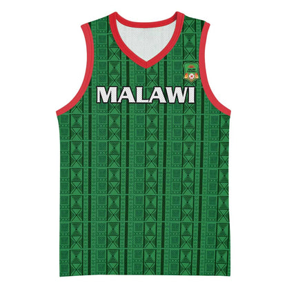 Custom Malawi Football Basketball Jersey Go Champions - Green LT15