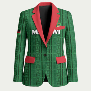 Custom Malawi Football Blazer Come On Flames - Green