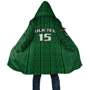 Custom Malawi Football Cloak Come On Flames - Green