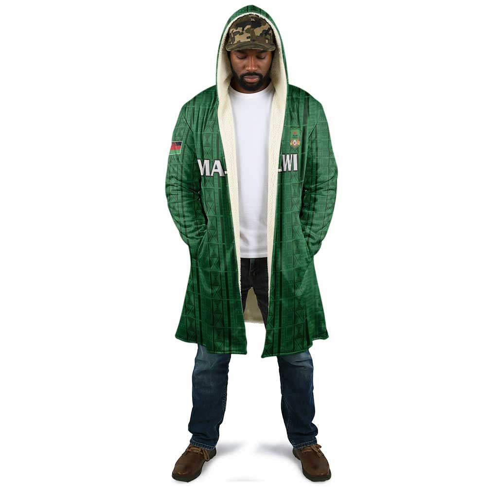 Custom Malawi Football Cloak Come On Flames - Green