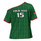 Custom Malawi Football Cross Shoulder Shirt Come On Flames - Green