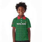 Custom Malawi Football Kid Polo Shirt Go Champions - Green - African Pride