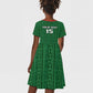 Custom Malawi Football Kid Short Sleeve Dress Go Champions - Green - African Pride