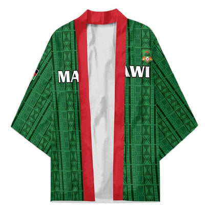 Custom Malawi Football Kimono Come On Flames - Green