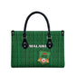 Malawi Football Leather Bag Come On Flames - Green
