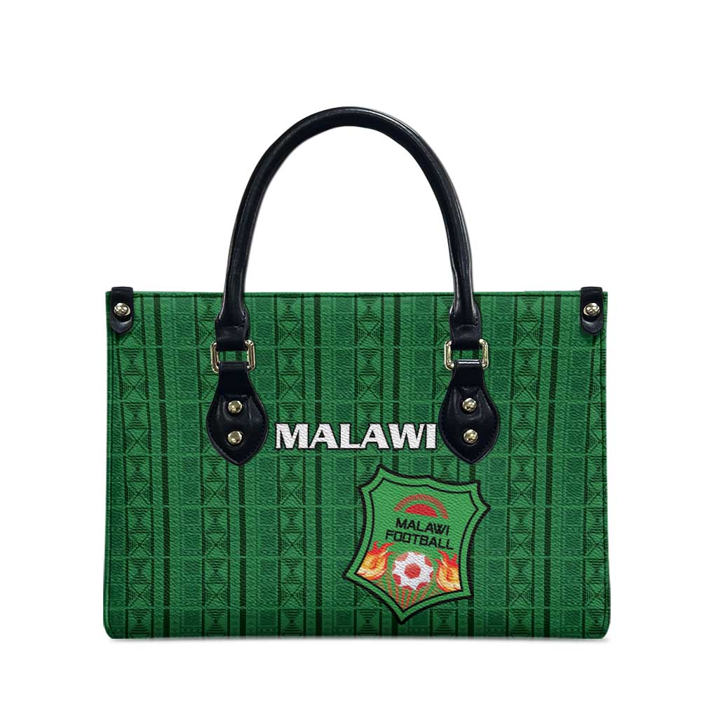 Malawi Football Leather Bag Come On Flames - Green