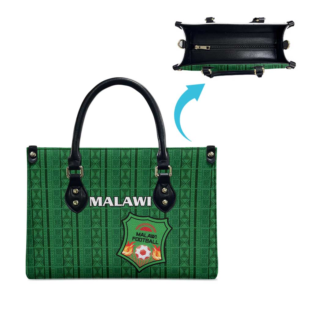Malawi Football Leather Bag Come On Flames - Green
