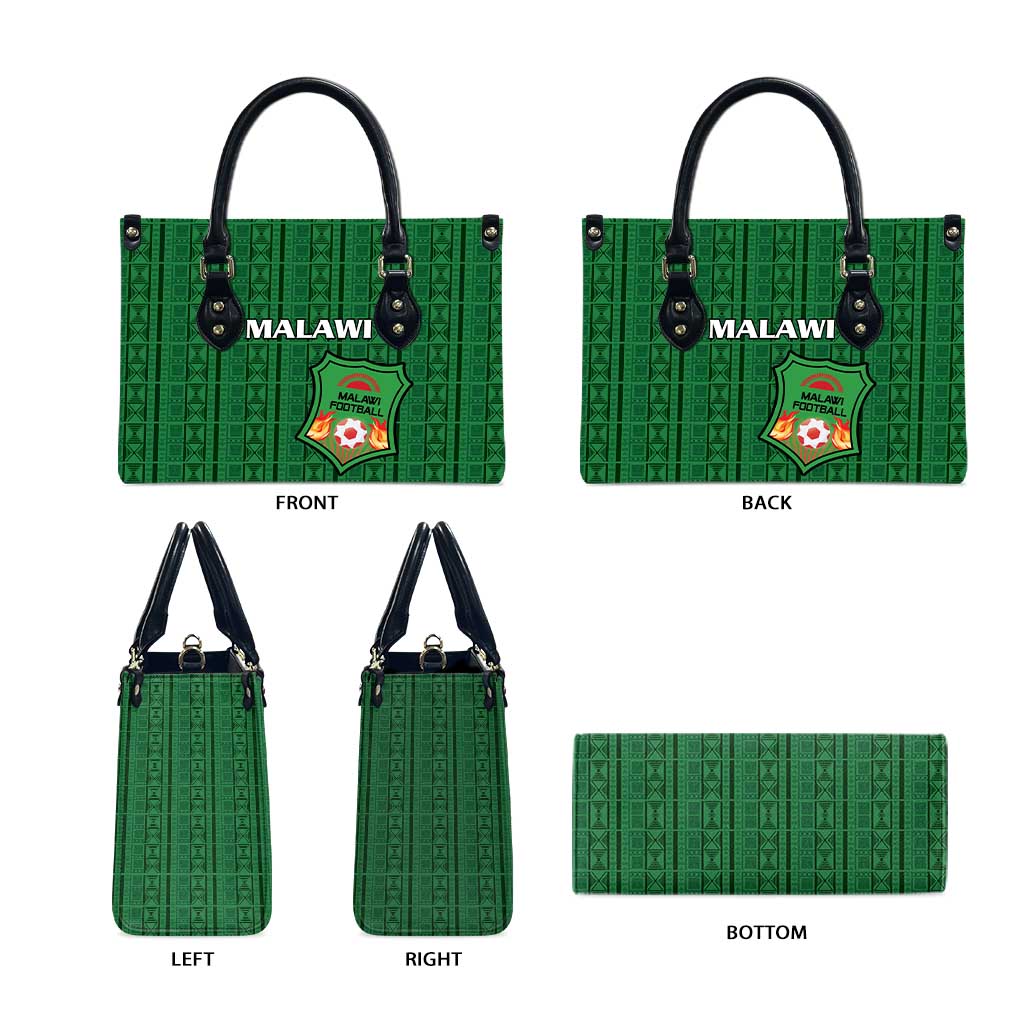 Malawi Football Leather Bag Come On Flames - Green