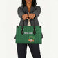 Malawi Football Leather Bag Come On Flames - Green