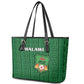 Malawi Football Leather Tote Bag Go Champions - Green - African Pride