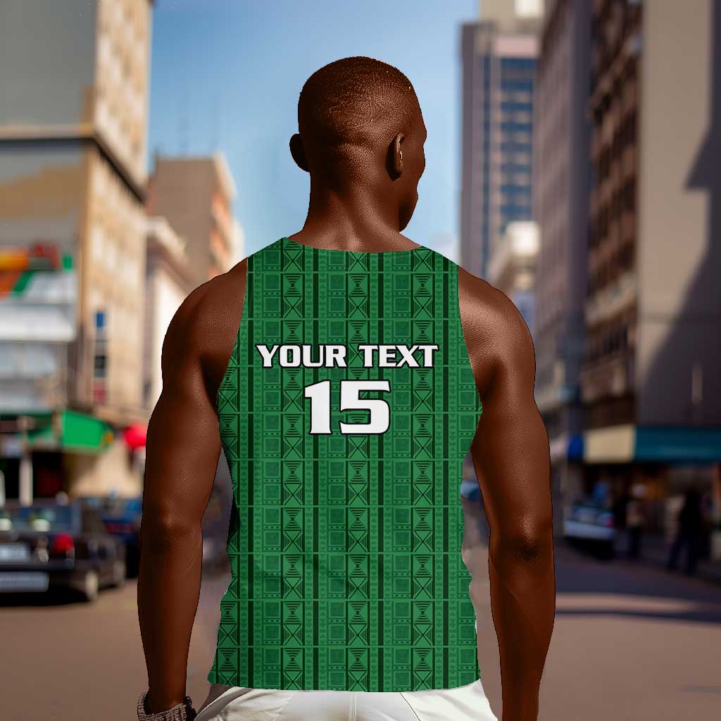 Custom Malawi Football Men Tank Top Go Champions - Green - African Pride