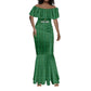 Custom Malawi Football Mermaid Dress Go Champions - Green - African Pride
